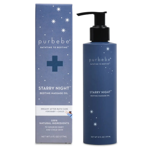 Purbebe Starry Night Baby Massage Oil - Premium  from Beyond the Hot Room - Just $16! Shop now at Beyond the Hot Room