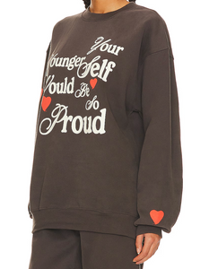 Mayfair Proud Of You Crewneck - Premium Clothing from Beyond the Hot Room - Just $120! Shop now at Beyond the Hot Room